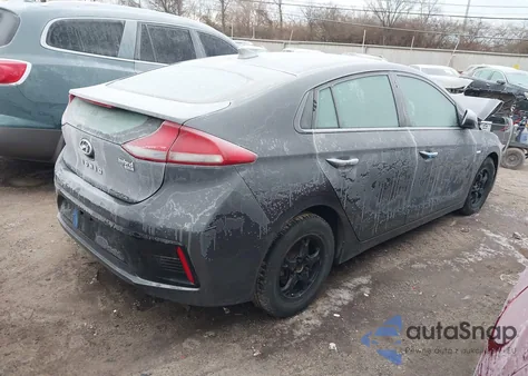 2018 Hyundai Ioniq Hybrid Blue from USA, damaged, VIN KMHC65LC4JU074493